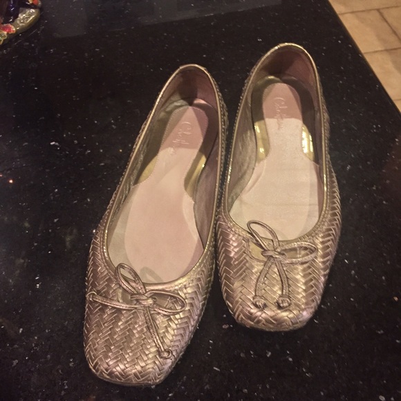 Cole Haan bronze flats - Picture 1 of 4