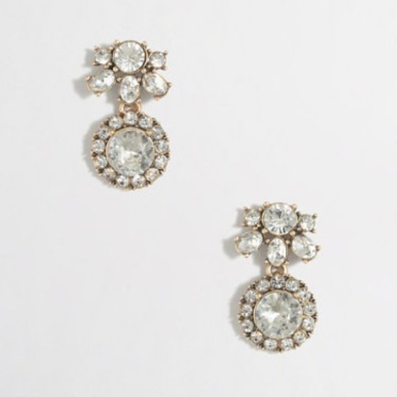 J. Crew Jewelry - J. Crew Crystal Drop Earrings