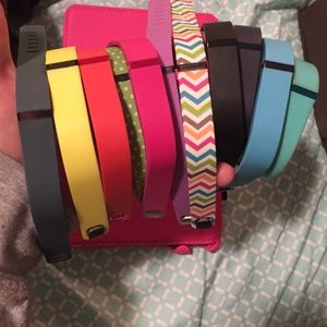Fitbit bands variety of colors and designs
