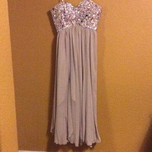 Strapless formal dress size 6