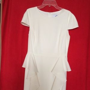 #NWOT Badgley Mischika dress with side Ruffles