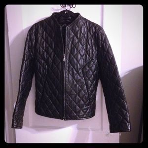Quilted 100% Italian Leather Jacket