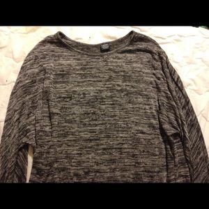 Grey and black sweater