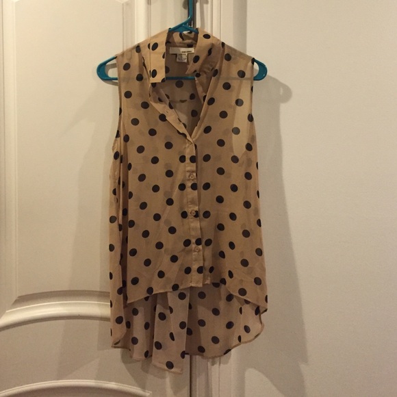 Button up Tank Top Blouse
