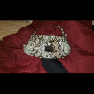 Nichole miller snake skin hand bag