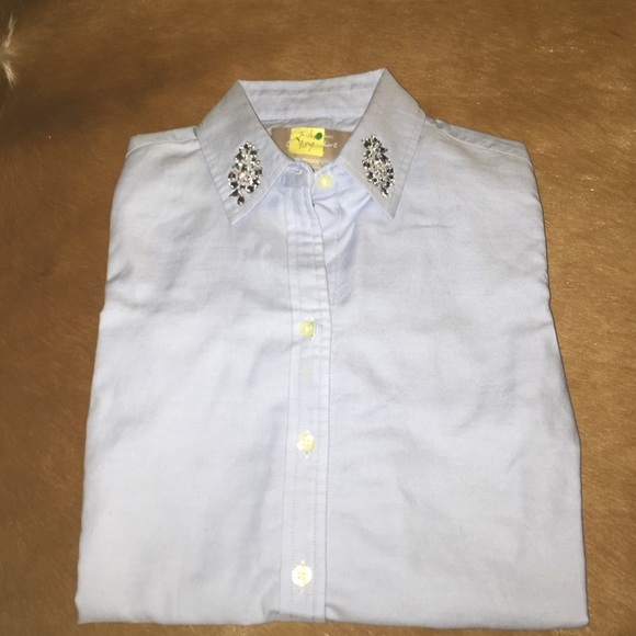Oxford jeweled shirt