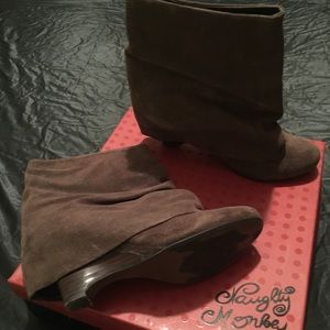 Naughty Monkey Suede booties