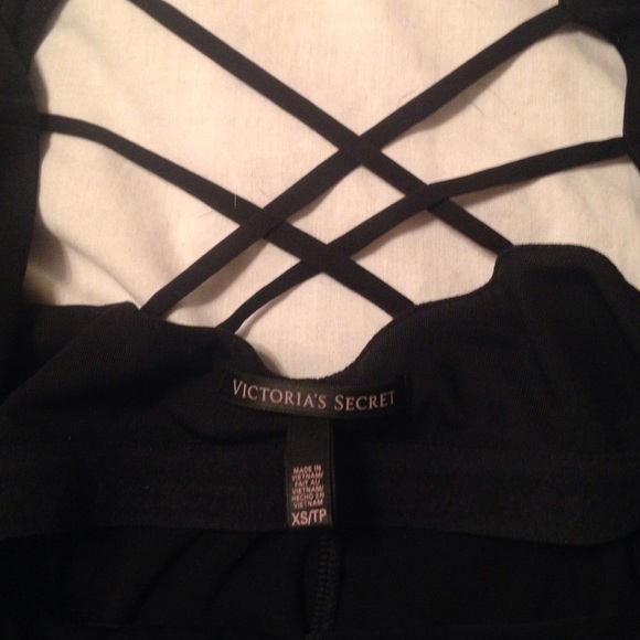 Victoria's Secret L/S bra top with strappy back - Picture 3 of 3