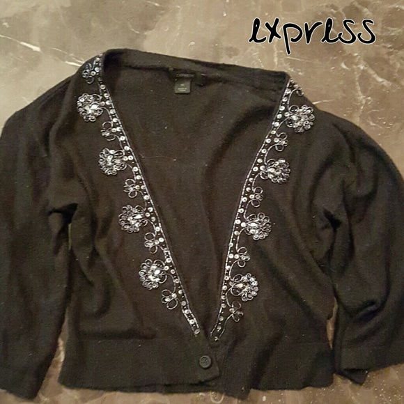 Express crop cardigan