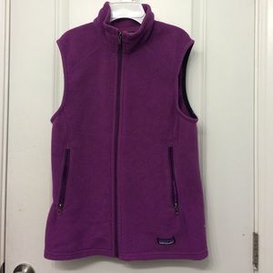 Patagonia purple vest