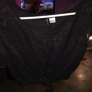 Lace crop top
