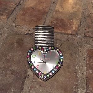 Betsey Johnson heart watch