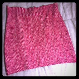 BCBGMAXAZRIA pink and white