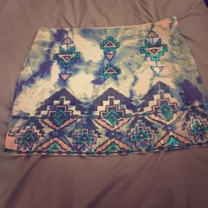 Express sequin mini skirt !