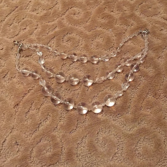 Clear bubble Tarina Tarantino necklace