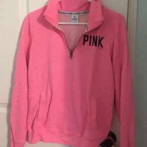 pink victoria secret hoodie