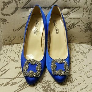 Gorgeous Royal Blue Heels Size 8.5