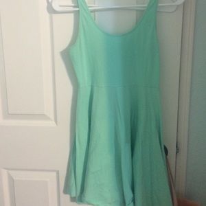 mint green victoria secret skater dress