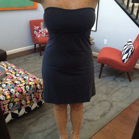 Strapless Susanna Monaco dress.
