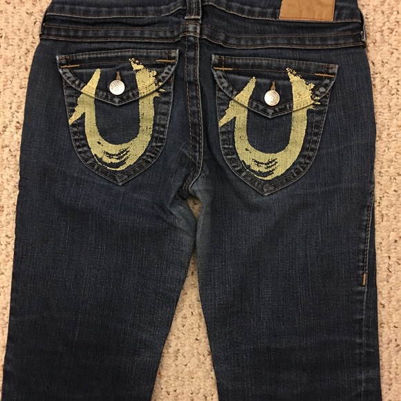 Woman's True Religion Straight Cut Jeans Size 29 - Picture 4 of 5