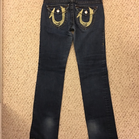 Woman's True Religion Straight Cut Jeans Size 29 - Picture 3 of 5