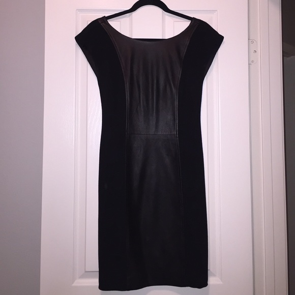 Black leather Aqua dress