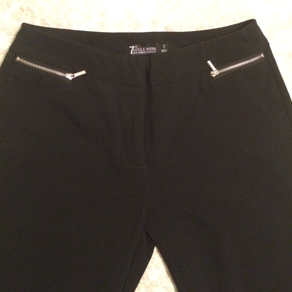 NY&Co straight leg pants w/zipper detail sz 0 tall