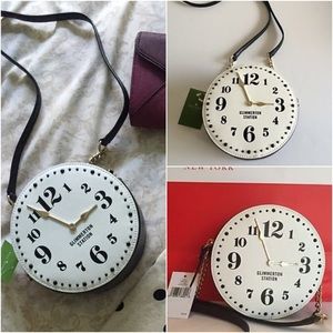 kate spade Micha New Street Clock Crossbody Purse