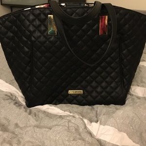 New Steve Madden all black purse