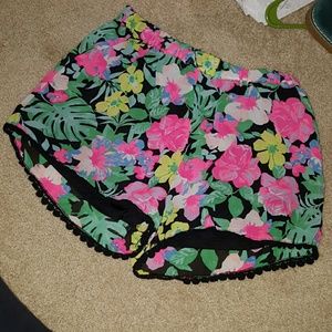 Tropical summer shorts