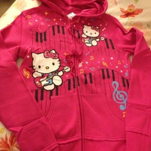 💕Hello Kitty Pink Hooded Sweater💕