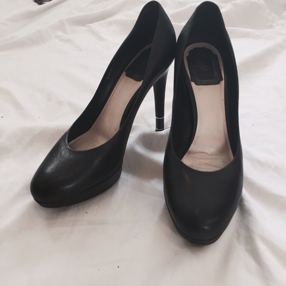 SOLD-Dior Black Leather Pumps-SOLD