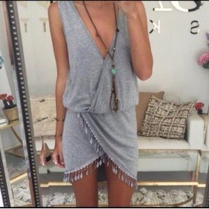 Sabo skirt gray dress