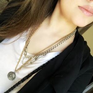 Layering Milti chain dope chain - necklace