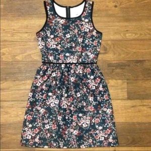 Brand New vintage black floral dress