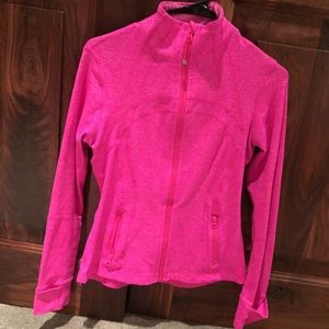 Bright pink Lululemon zip up *LIMITED edition*