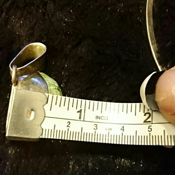 Sterling silver  snail shell pendant - Picture 4 of 4