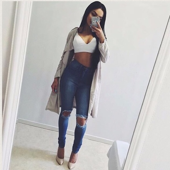 Rough neck jeans💋