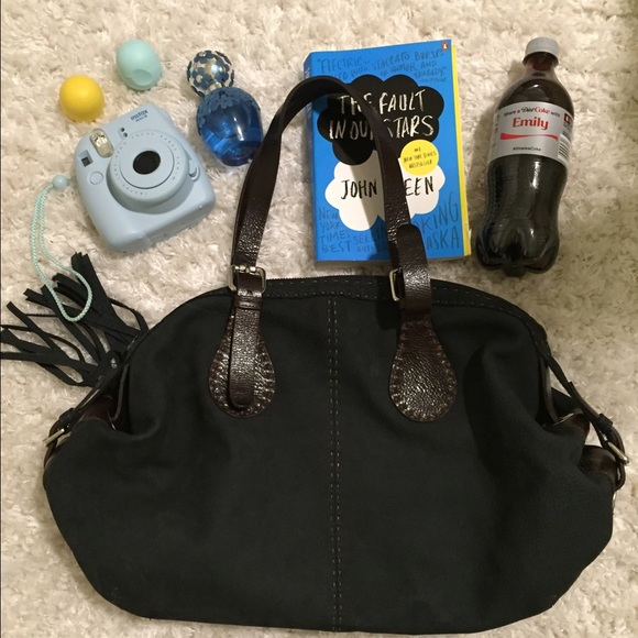 Soft black leather purse ➰