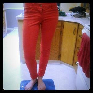 Old Navy "The Rock Star" Red Skinny Jeans sz:4