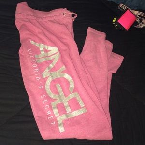 pink Victoria's Secret sweats