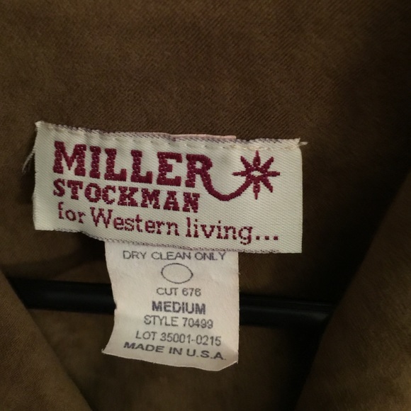 Vintage Faux Suede Western Jacket - Picture 2 of 4