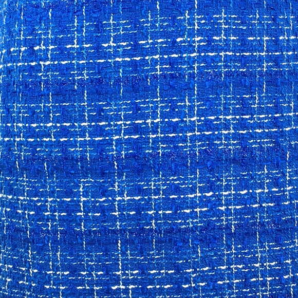 NWOT Blue Tweed Skirt - Picture 4 of 4