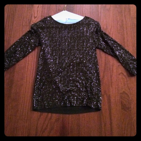 J crew sequin shirt