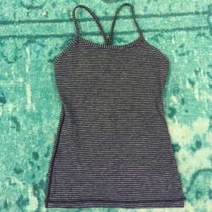 Lululemon workout top - striped