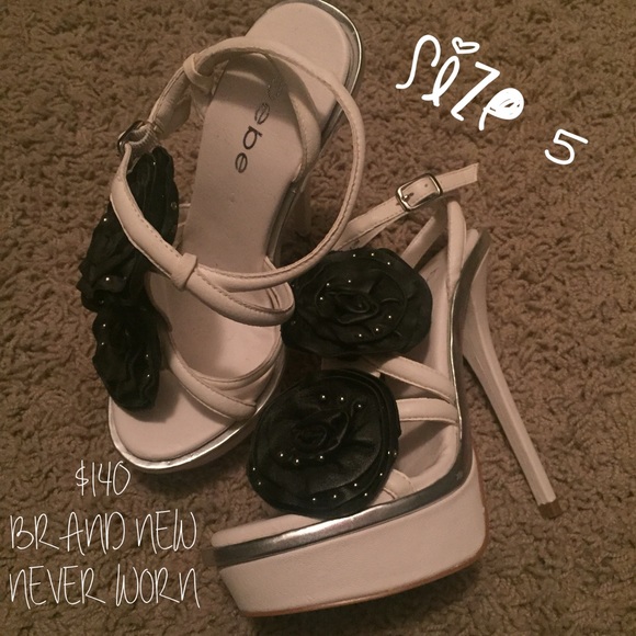 Heels BEBE Black size 9.5 US in Not specified - 27107981 Bebe Heels