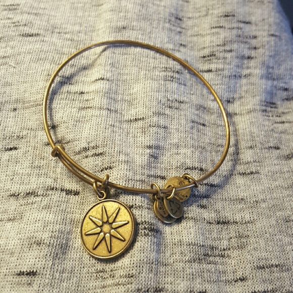 Alex and Ani russian gold star of venus bangle
