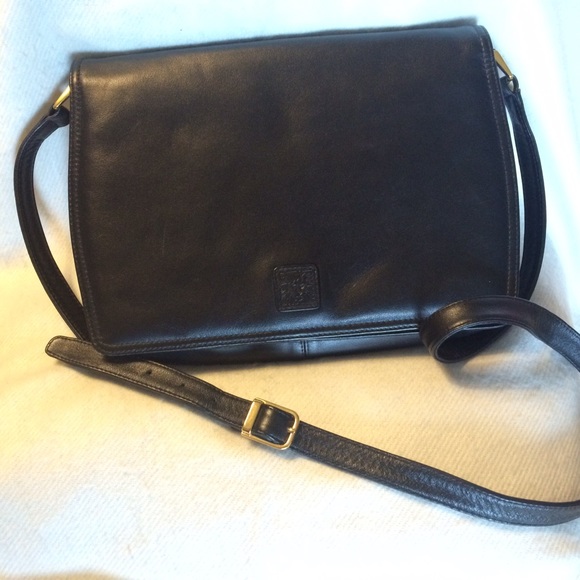 Anne Klein Black Leather Purse