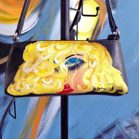 Hand Painted Handbag by Catherine Bonyak