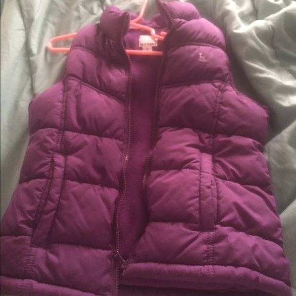 Old Navy purple girl vest